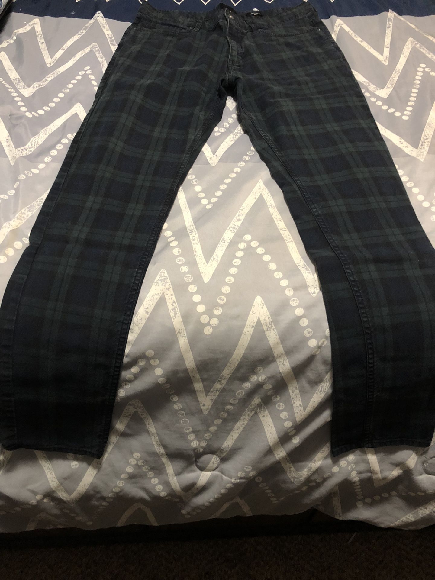 H&M Plaid Pants Size 31