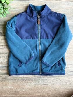 Carter's Toddler Blue Fleece Zip-Up Jacket Size 24M