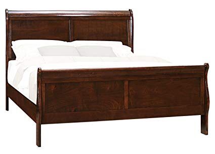 Queen cherry sleigh bed on sale today!!!