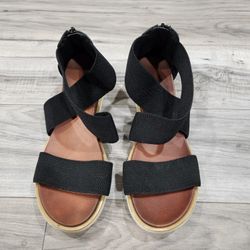 Mia Amour Black Strappy Sandal Women’s