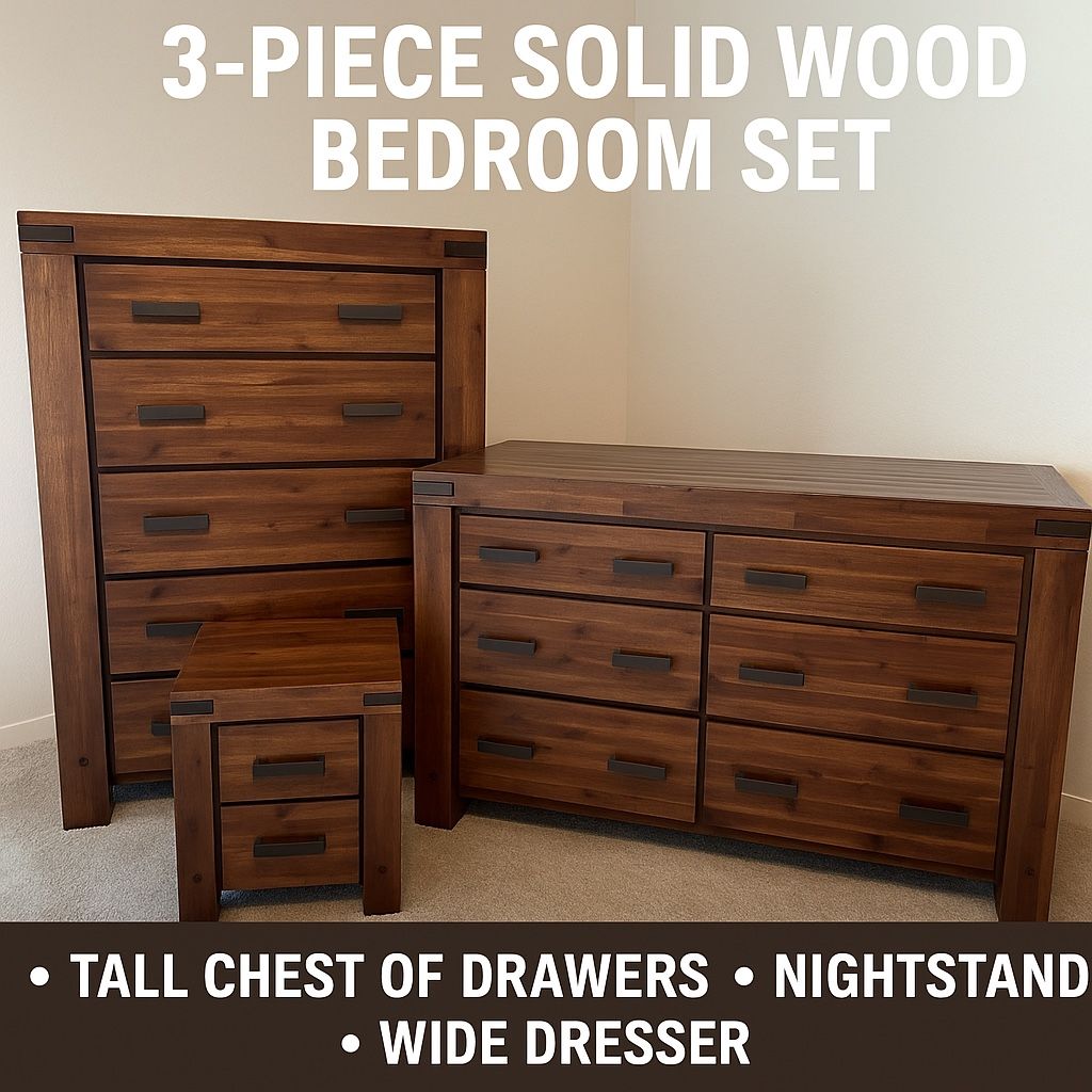 3-Piece Matching Bedroom Set