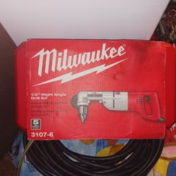 1/2" Right Angle Drill Kit,new In Case And. Ox Never Opened,