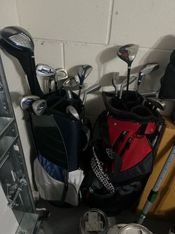 Complete Golf Starter Sets Bundle (2 Bags & Clubs Included)