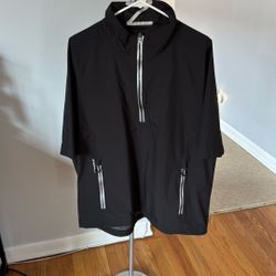 Zero Restriction Half Sleeve Waterproof Quarter Zip Jacket  