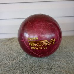 Brunswick Power Groove ProActive Plum 14lb Bowling Ball