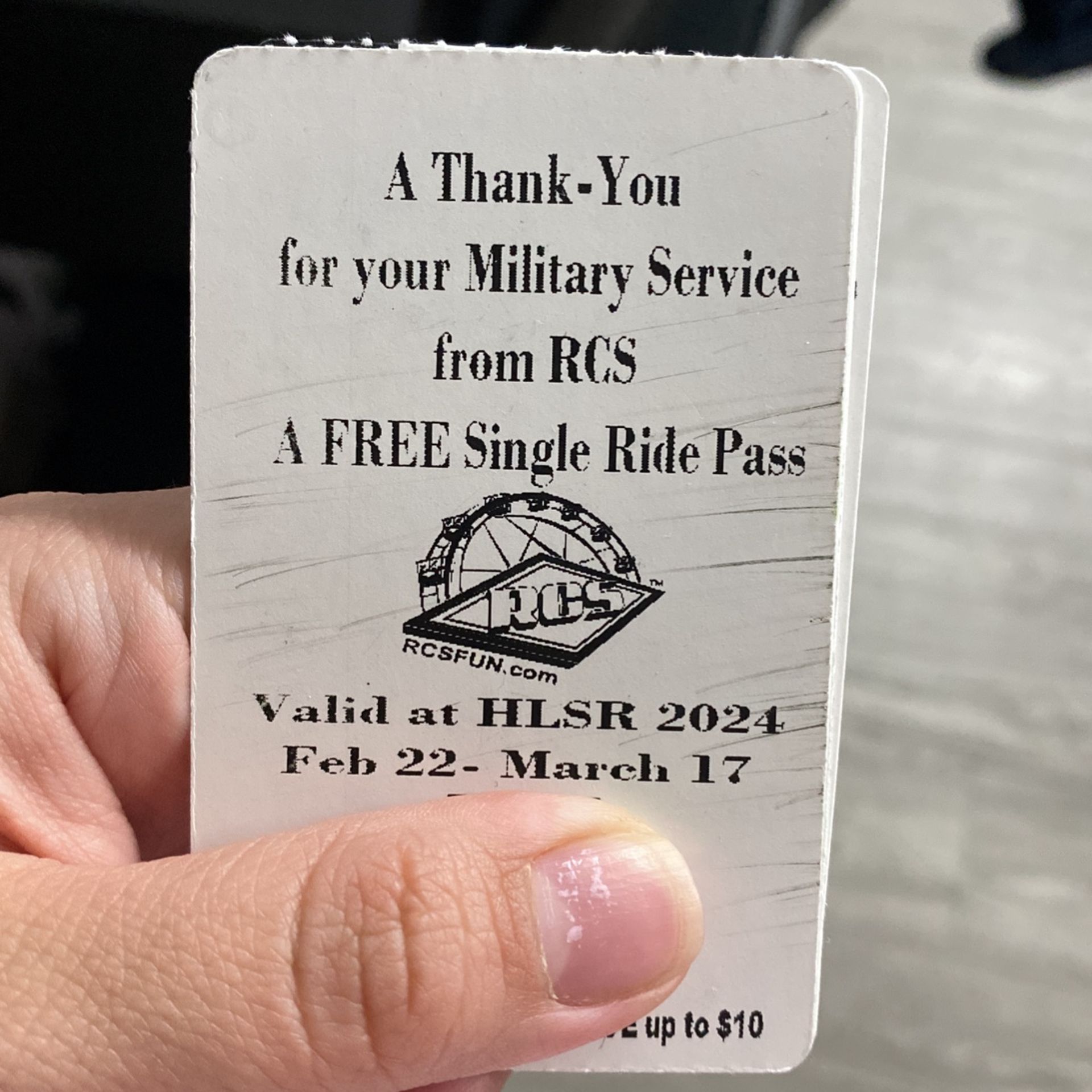 Rodeo Carnival Ride Ticket for Sale in Houston, TX OfferUp