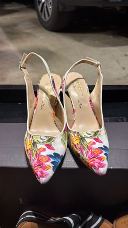 Ann Marino Floral Slingback 8.5 NEW Women’s Shoes