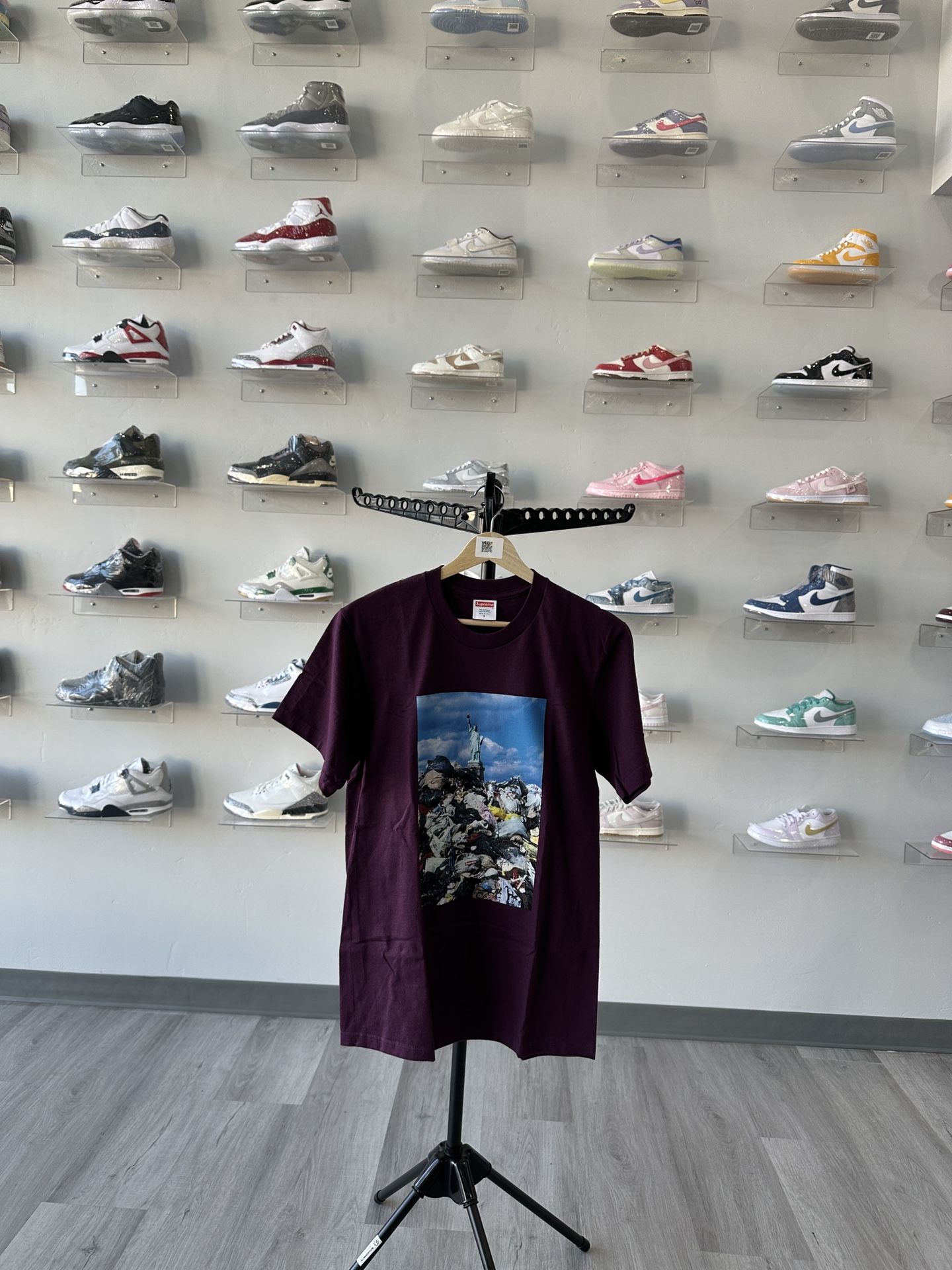 Brand New Supreme Trash Tee Eggplant Size S