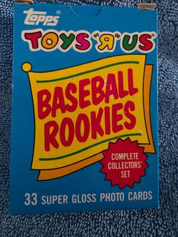 1987 Toys R Us Baseball Rookies collectors set