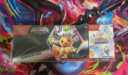 Prismatic Evolutions Bundle and Surprise Box