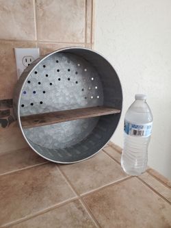 Galvanized wall hanging