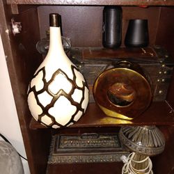 Gold Vases ..HEAVY  ..