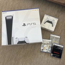 Brand New Disc Version + 3 Games & Extra Controller 