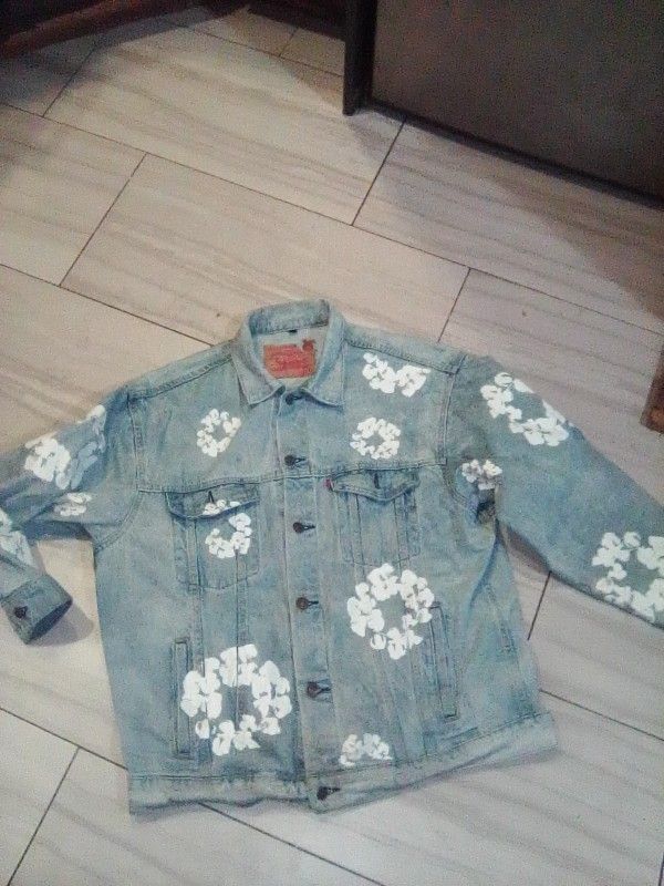 Tear Denim Jacket Levis Collab 