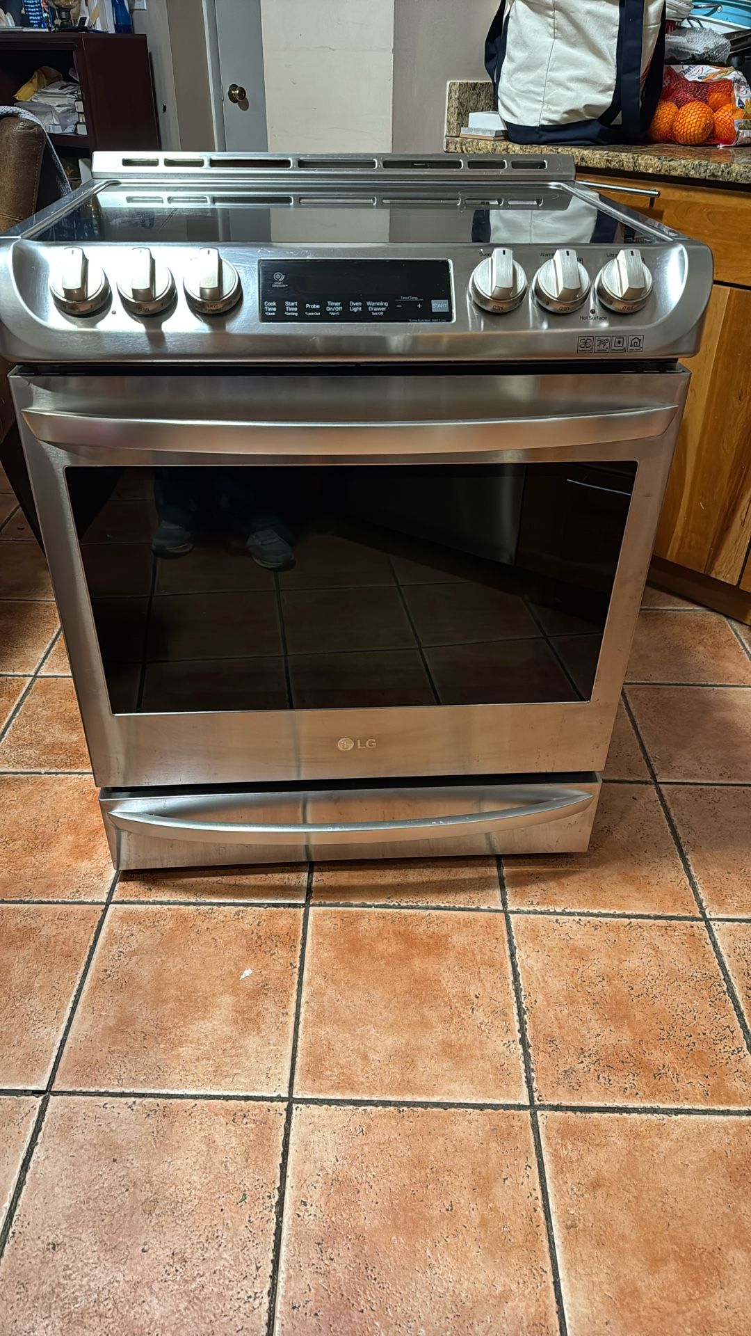 30” SS Induction Baking convection Electric Range