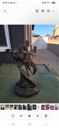 American hand made  💯  Bronze sculpture statue