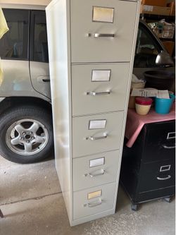 HON 5 Drawer Vertical File Cabinet
