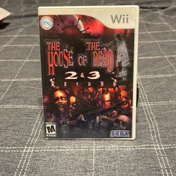 Wii The House Of The Dead 2 And 3 Return