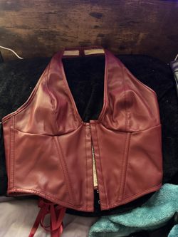red corset top medium