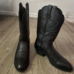 Women’s Ariat Black Leather Western Boots – Size 8B, Like New
