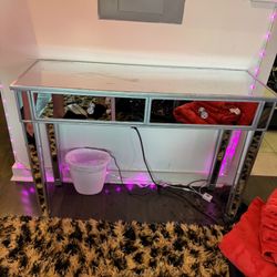 BRAND 2 DRAWER NEW MIRROR VANITY/DESK