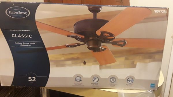 Harbor Breeze 52 Inch Fan In Box Brand New For Sale In Hayward