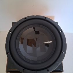 MEMPHIS ( 1 ) 10 INCH 2 OR OHM SELECTABLE VOICE COIL 600 WATTS CAR SUBWOOFER 