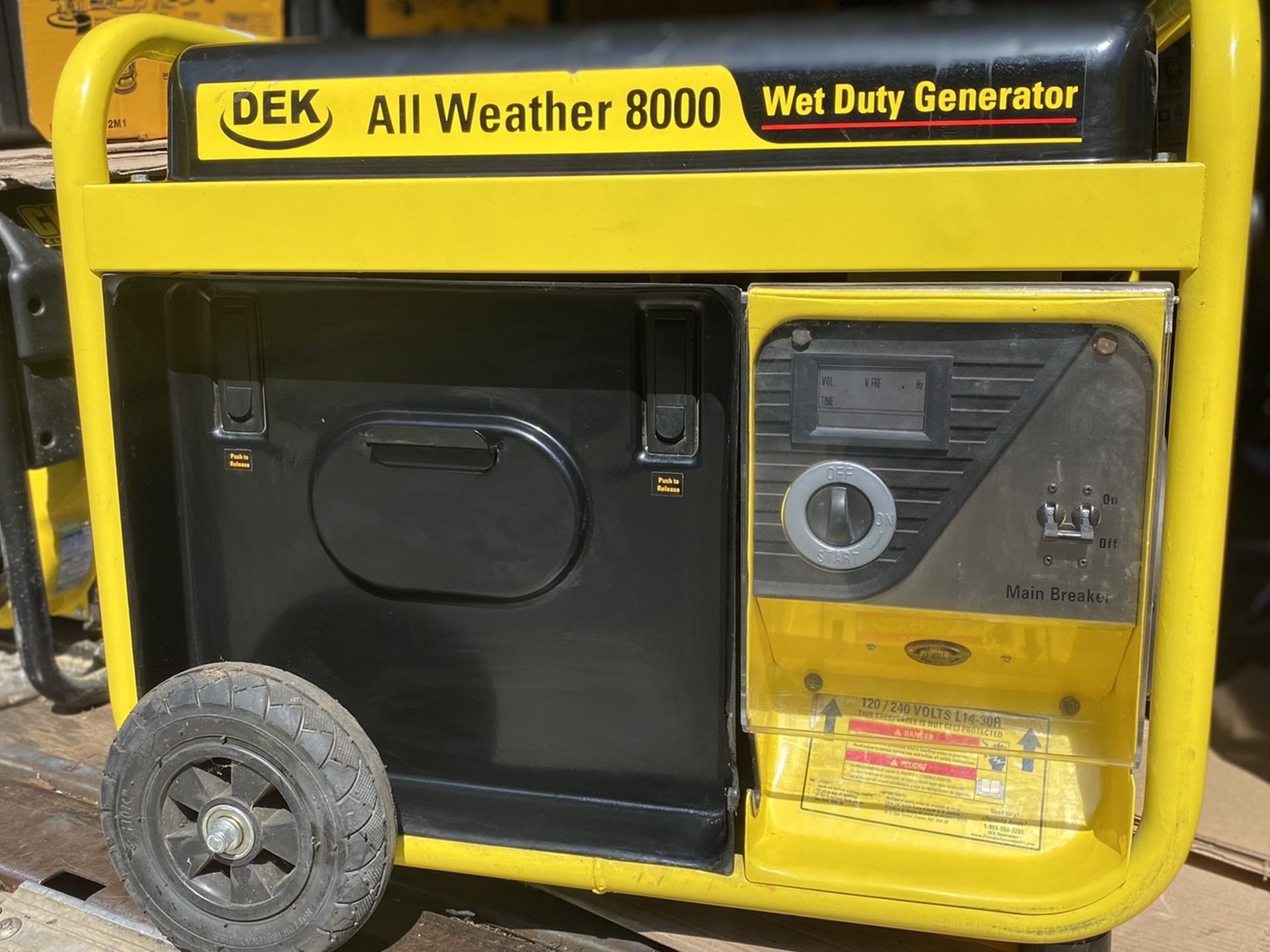 Stanley 8000 Watt Generator 