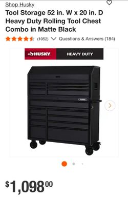 Rolling Toolchest Combo