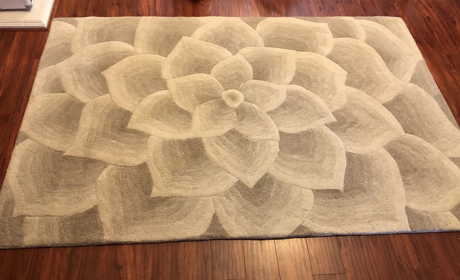 Ivory 6x9 Rug Rose Tufted Collection Pier1 Imports