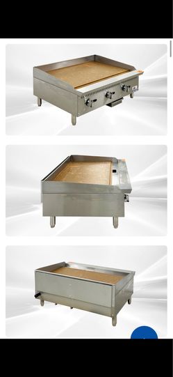 36” Commercial Natural Gas Griddle – Cooler Depot DCGM36 – 90,000 BTU