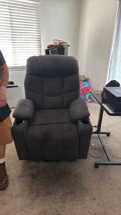 Power lift recliner chair