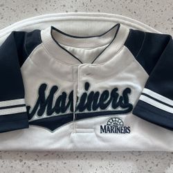 $13 4T Kids Mariners Seattle Jersey TRUE FAN GENUINE MLB BASEBALL Shirt