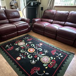 Red Leather Recliners 
