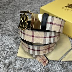 Burberry reversible belt size 110centimeters 44inches