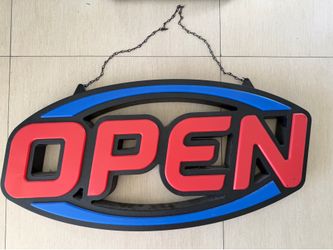 Open sign