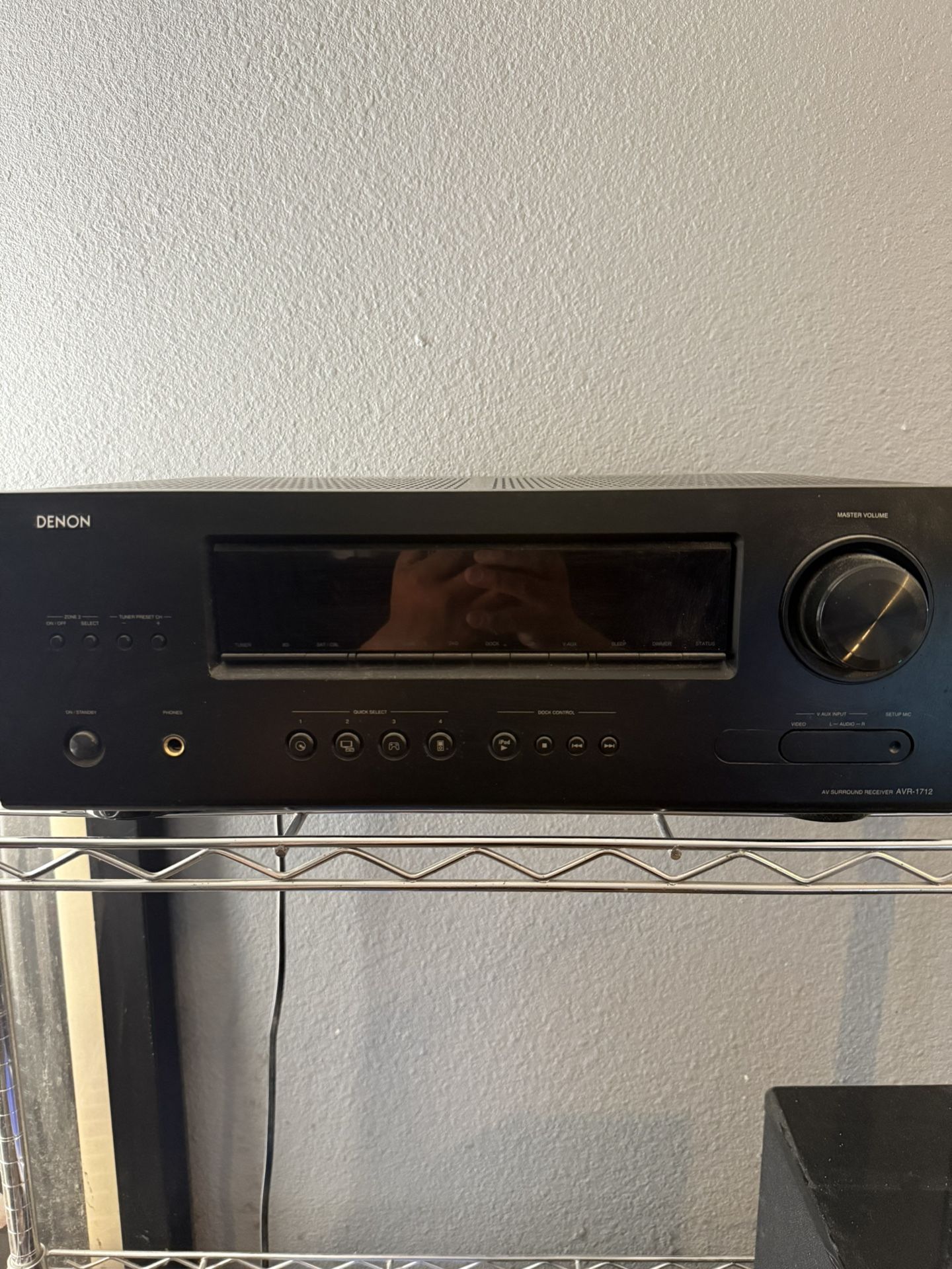 Denon receiver no Remote AVR -1712