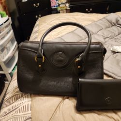 Black Coach Purse And Wallet Black  And Gold