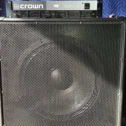 SUBWOOFER & Crown Amp