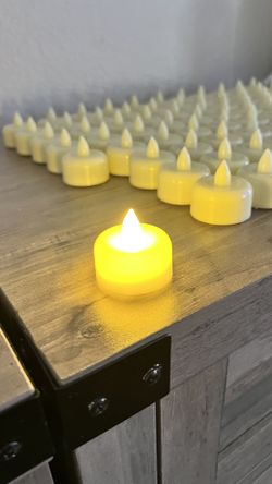 86 Pcs Flameless LED Tea Cup Candles