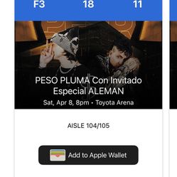 Peso Pluma Tickets  Thumbnail