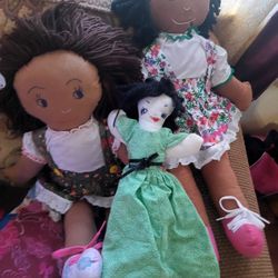 Handmade rag dolls!!