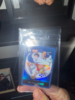 One peice dodgers don card