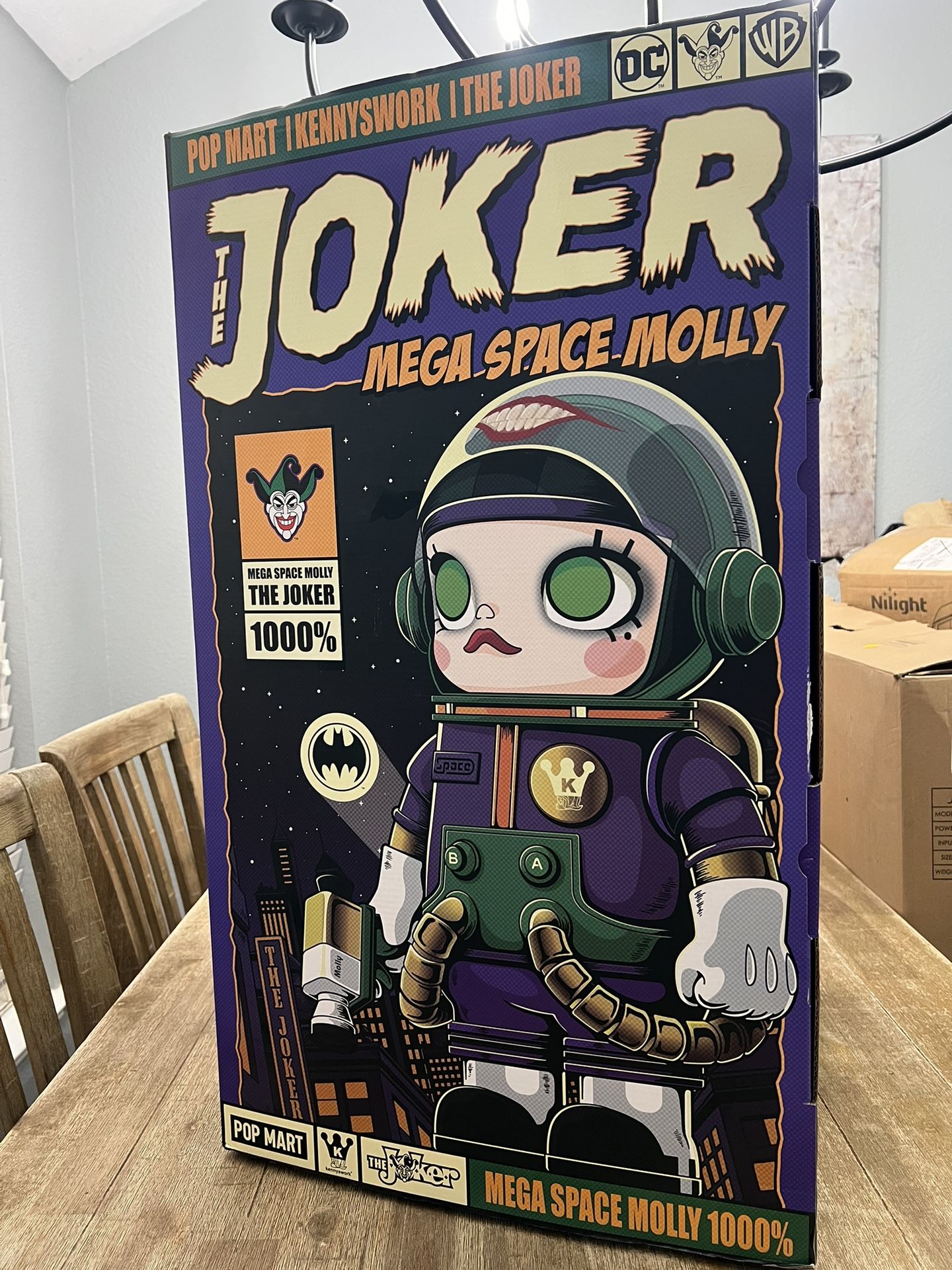 Pop Mart Mega Space Molly Joker 1000%
