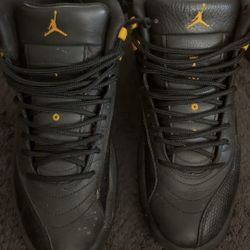 jordan 12 black taxi