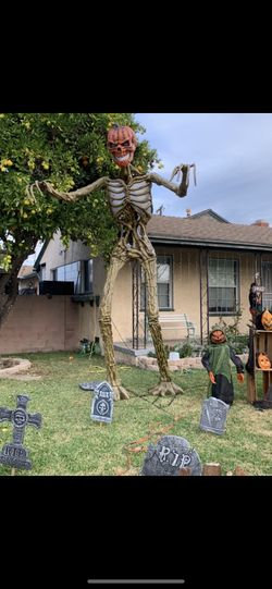 12 Foot INFERNO Pumpkin Halloween Animatronic