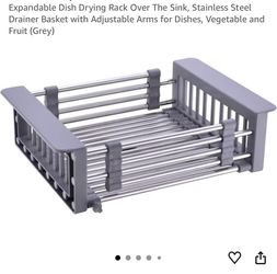 Expandable Dish Drying Rack Over The Sink