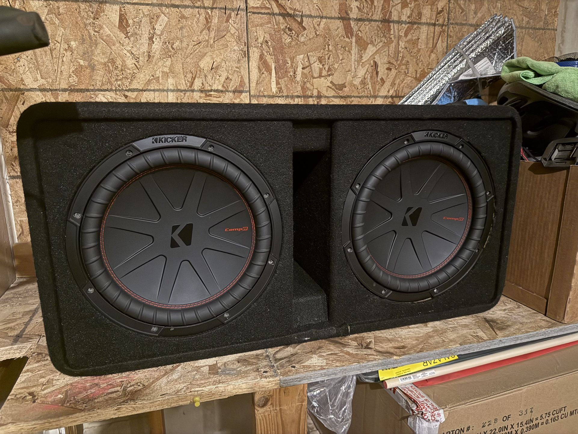 Kicker 12” Comp R Loaded Enclosure