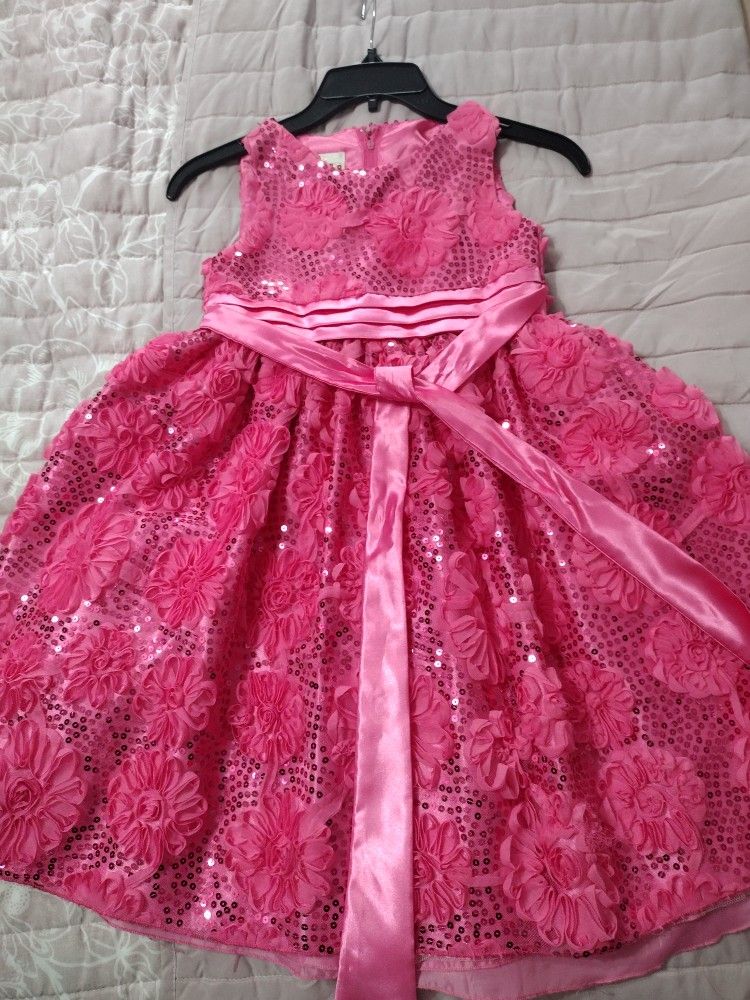 PINK PRINCESS KID'S DRESS 