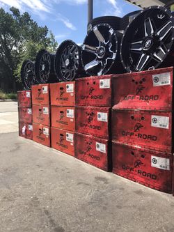 20 x 10 huge off-road sales message me for price is 20 x 10 with aggressive off-road tires starting at $1480 installed